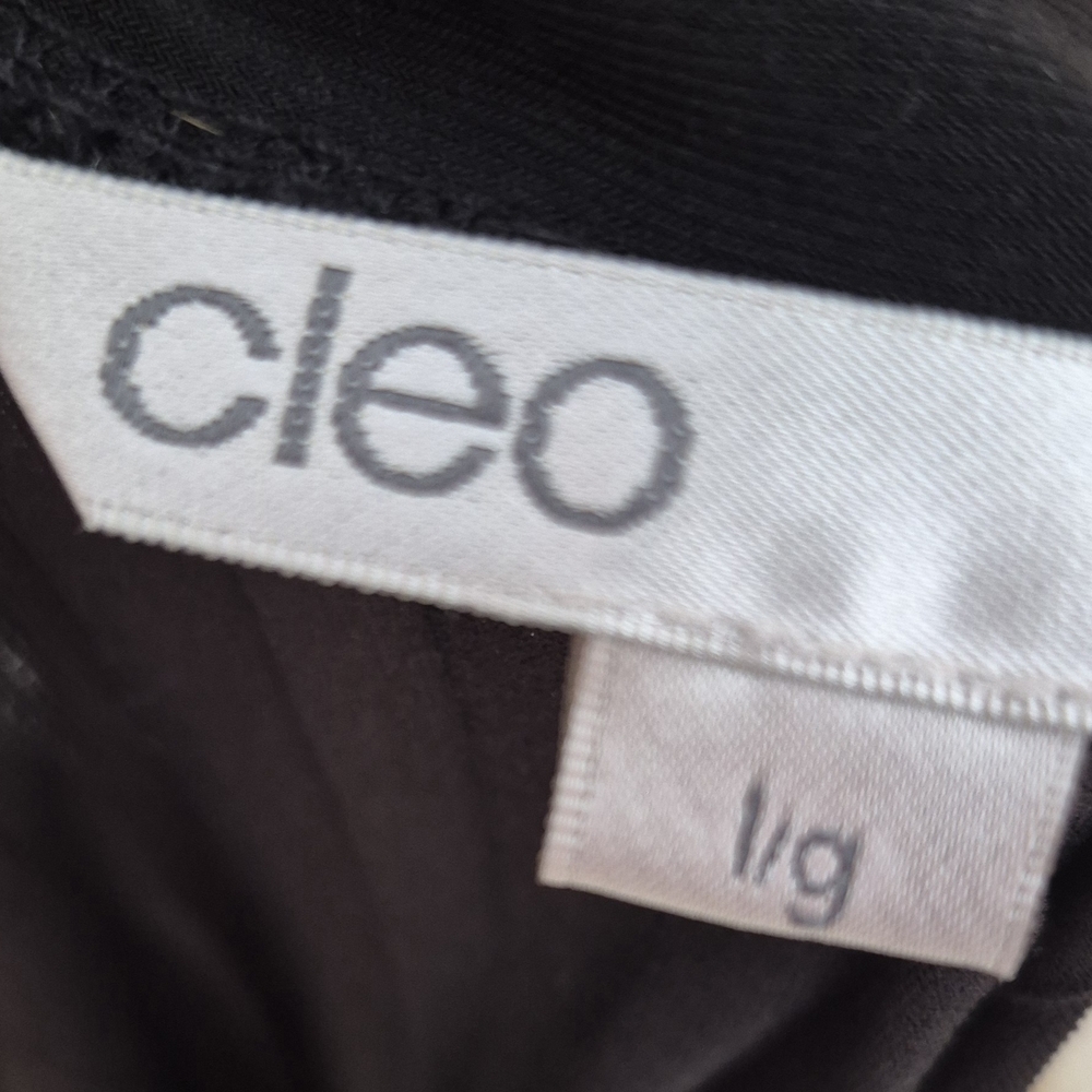 Cleo Black Textured Women Tank Top - Picture 4 of 5